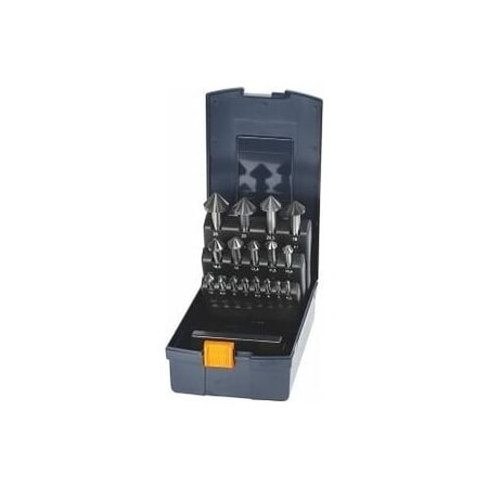 Garant Countersink Set in a Case, 90 Deg, Uncoated, Number of Countersinks: 17 150310 17